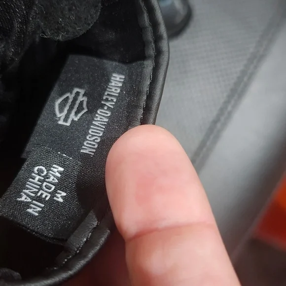 Harley-Davidson women’s South Shore leather gloves medium - Picture 3 of 5